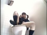 【AIリマスター版】盗撮 トイレでオナニーする女 女子校生編
